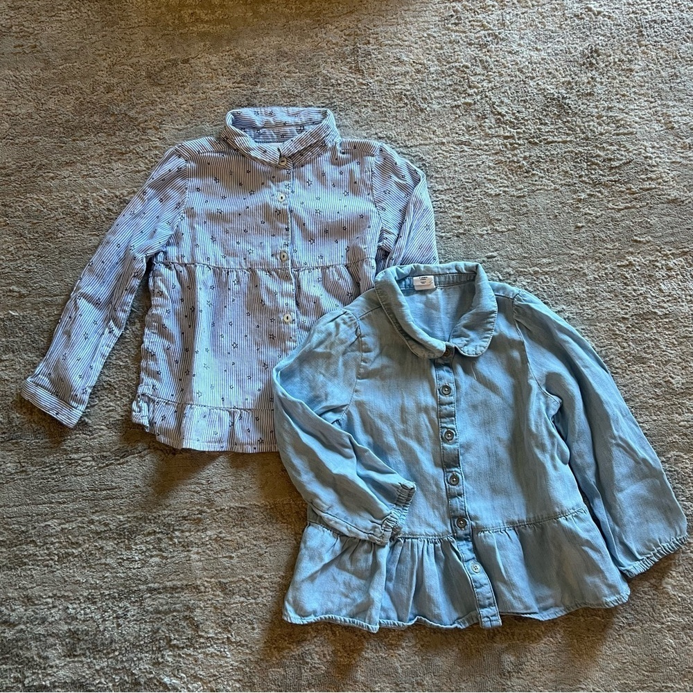Gap + Zara Button Down Shirts